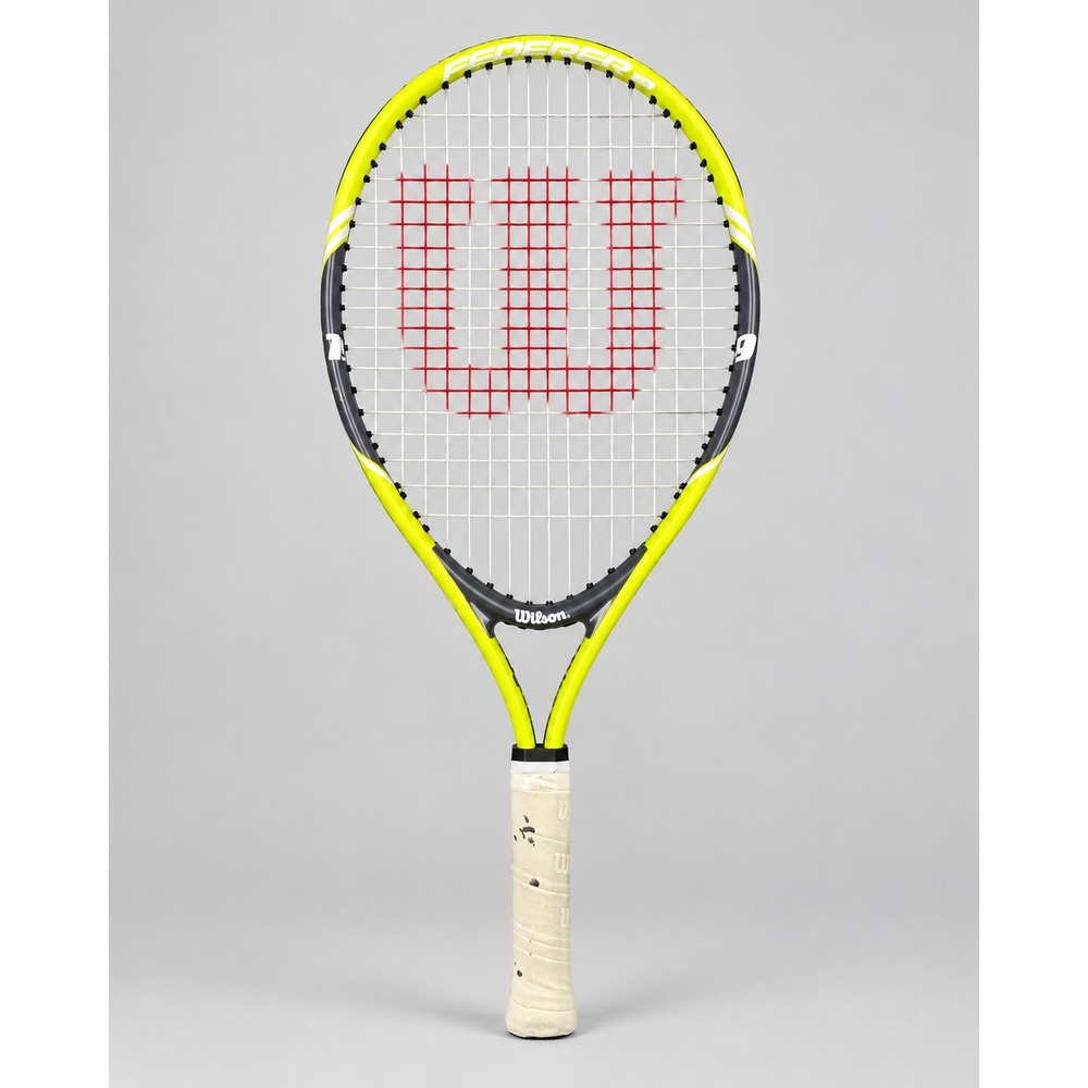 Wilson Federer 21 Junior Tennis Racket Lime Green Black 21 Inch Youth Beginner